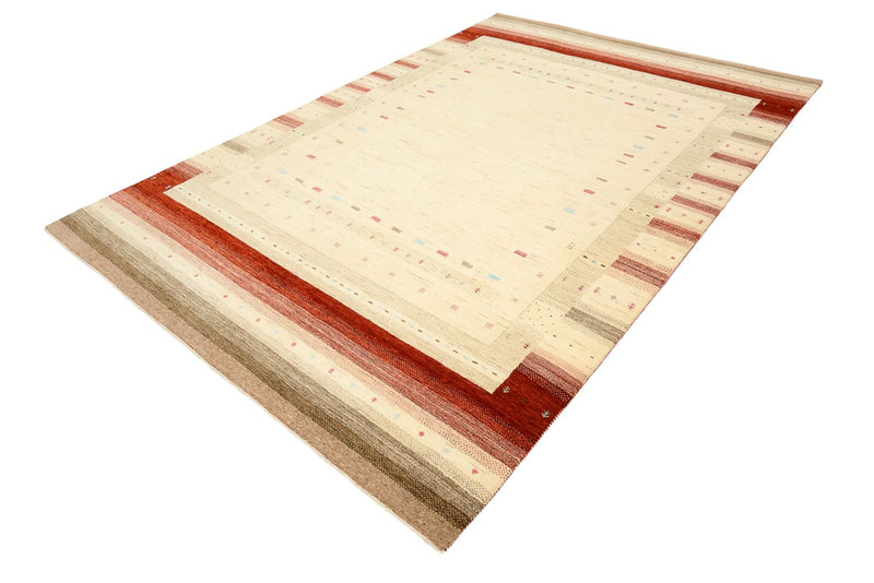 Alfombra Gabbeh - Loribaft Indus - 304 x 205 cm - beige claro