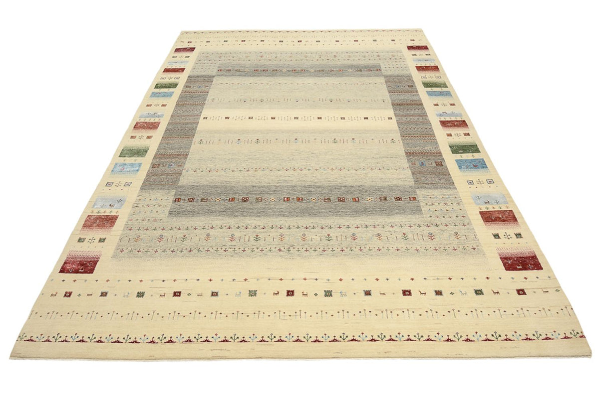 Alfombra Gabbeh - Loribaft Indus - 339 x 248 cm - multicolor