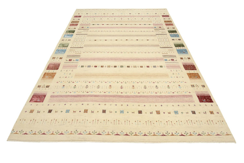 Alfombra Gabbeh - Loribaft Indus - 304 x 200 cm - multicolor