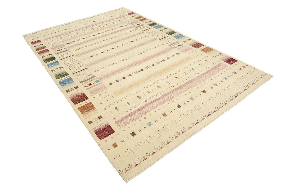 Alfombra Gabbeh - Loribaft Indus - 304 x 200 cm - multicolor