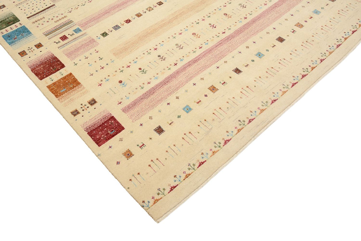 Alfombra Gabbeh - Loribaft Indus - 304 x 200 cm - multicolor