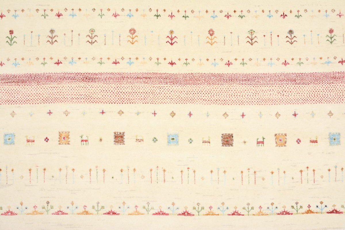 Alfombra Gabbeh - Loribaft Indus - 304 x 200 cm - multicolor