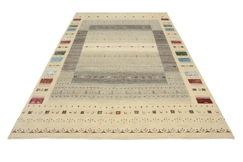 Alfombra Gabbeh - Loribaft Indus - 304 x 201 cm - multicolor