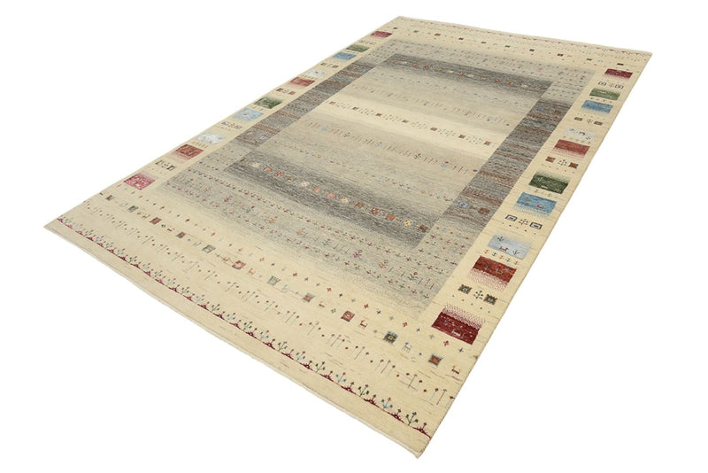 Alfombra Gabbeh - Loribaft Indus - 304 x 201 cm - multicolor