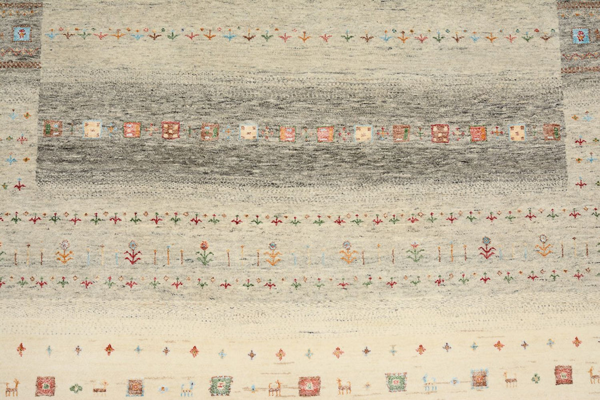 Alfombra Gabbeh - Loribaft Indus - 304 x 201 cm - multicolor
