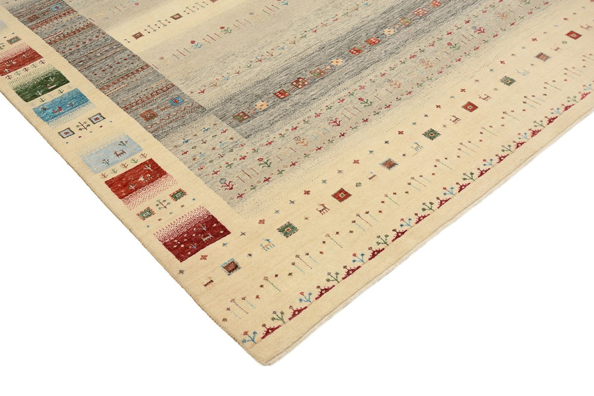 Alfombra Gabbeh - Loribaft Indus - 252 x 203 cm - multicolor