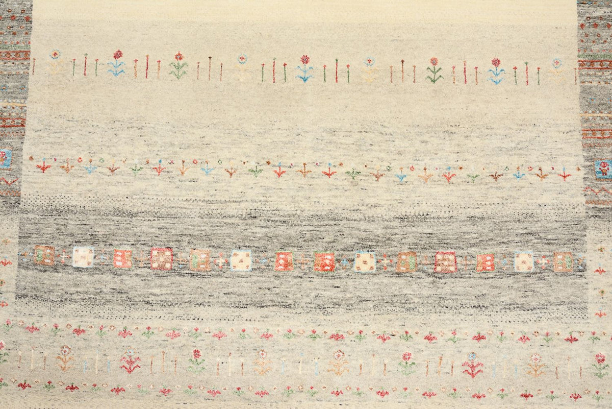 Alfombra Gabbeh - Loribaft Indus - 252 x 203 cm - multicolor