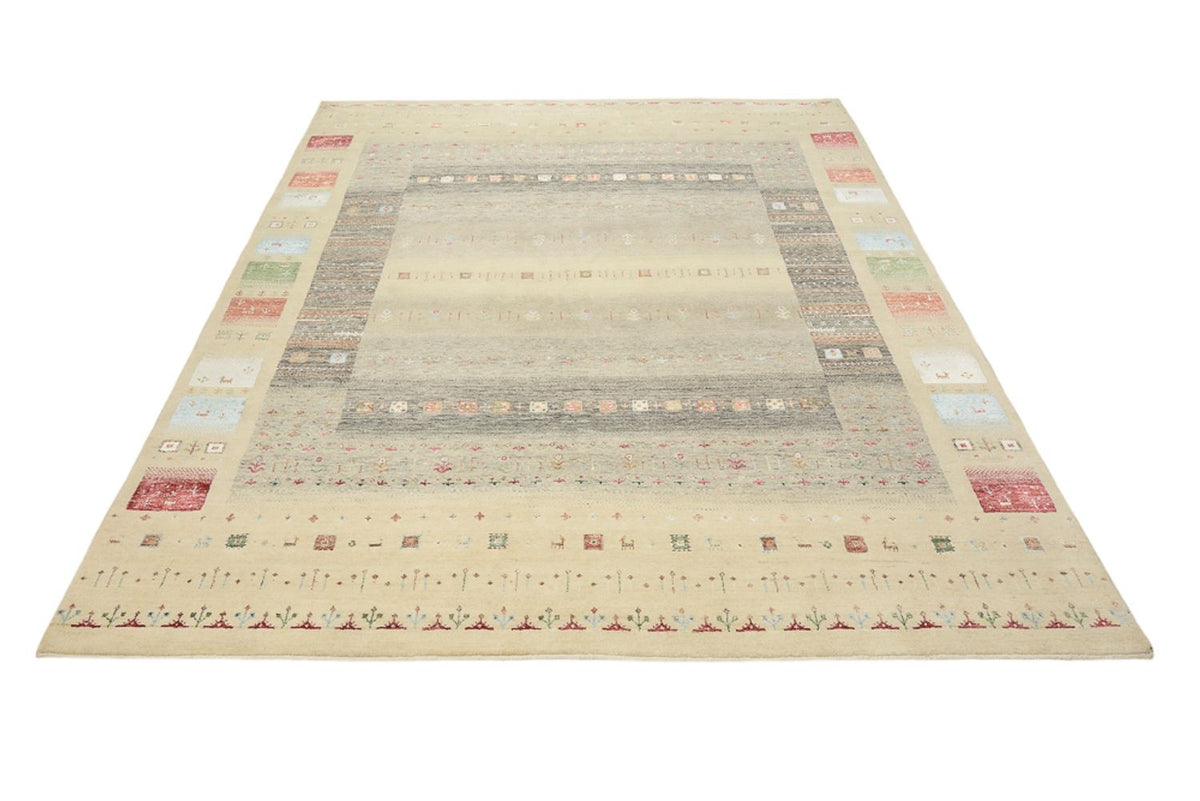 Alfombra Gabbeh - Loribaft Indus - 252 x 203 cm - multicolor