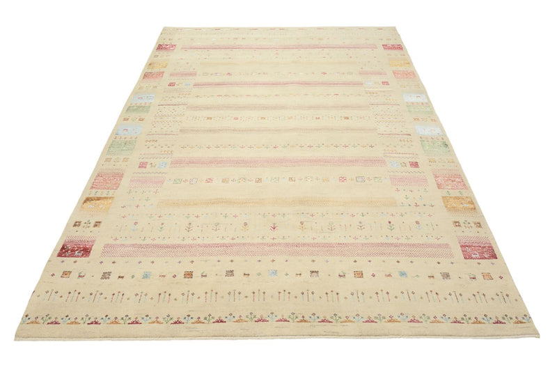 Alfombra Gabbeh - Loribaft Indus - 246 x 171 cm - multicolor