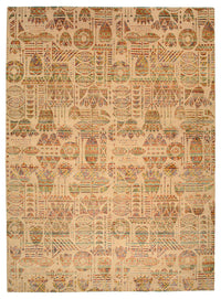 Alfombra de diseño - 366 x 271 cm - beige oscuro