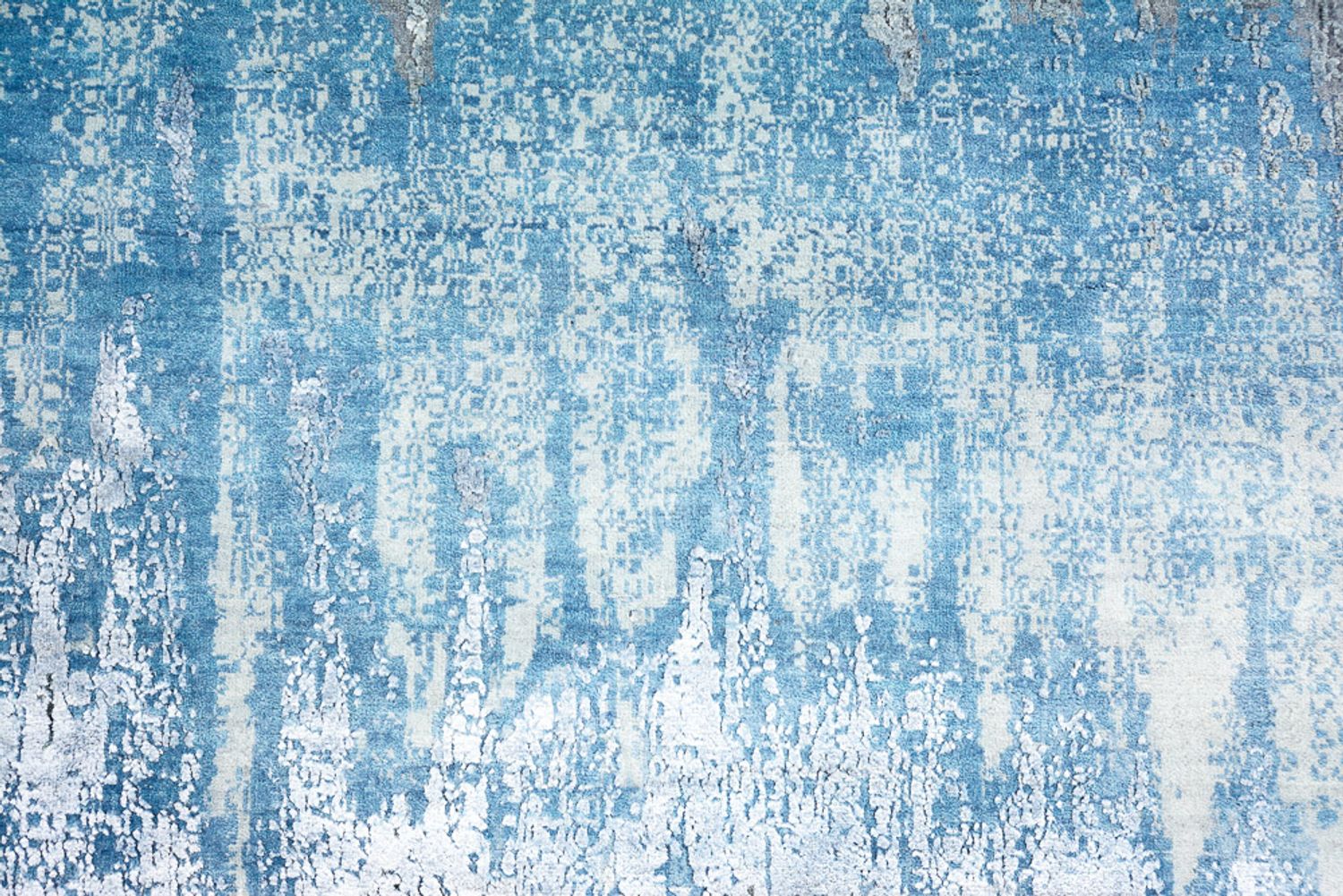 Alfombra de diseño - 430 x 306 cm - azul oscuro