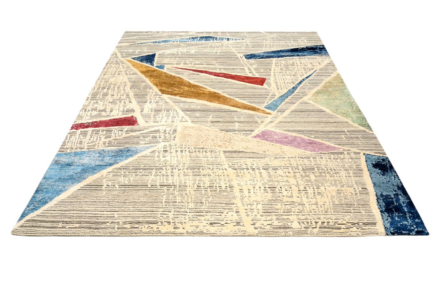 Alfombra de diseño - 303 x 246 cm - multicolor