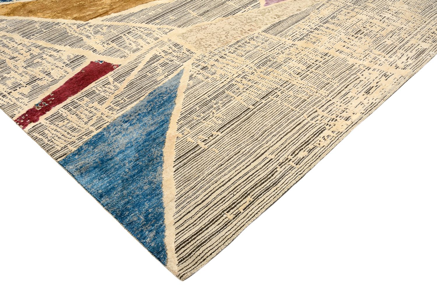 Alfombra de diseño - 303 x 246 cm - multicolor