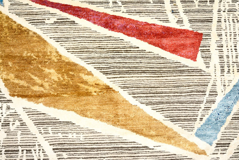 Alfombra de diseño - 303 x 246 cm - multicolor