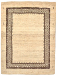 Alfombra Gabbeh - Loribaft Persa - 242 x 176 cm - beige