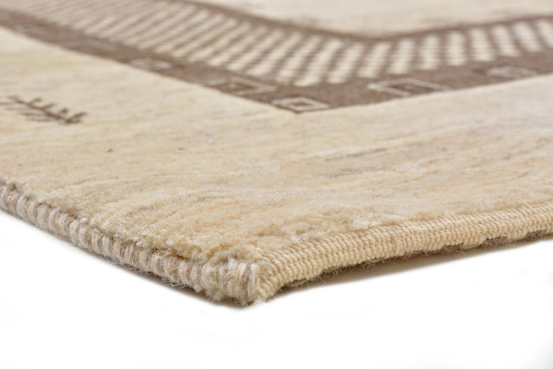 Alfombra Gabbeh - Loribaft Persa - 242 x 176 cm - beige