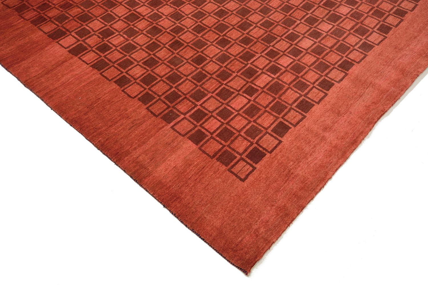 Alfombra Gabbeh - Loribaft Persa - 298 x 204 cm - rojo