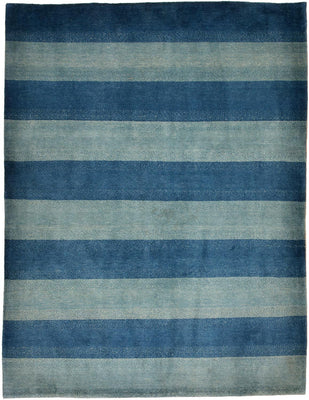 Alfombra Gabbeh - Loribaft Persa - 197 x 150 cm - azul