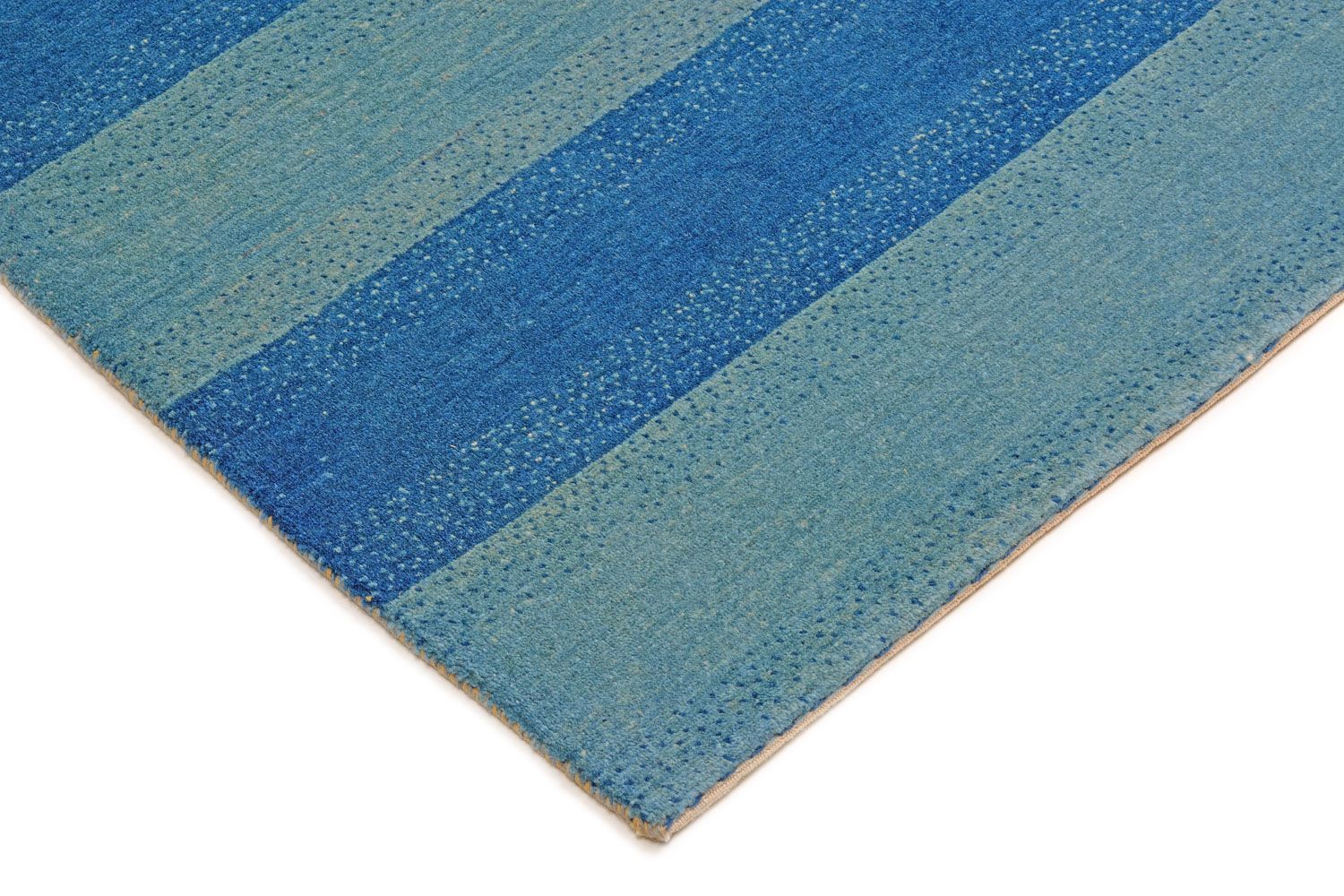 Alfombra Gabbeh - Loribaft Persa - 197 x 150 cm - azul