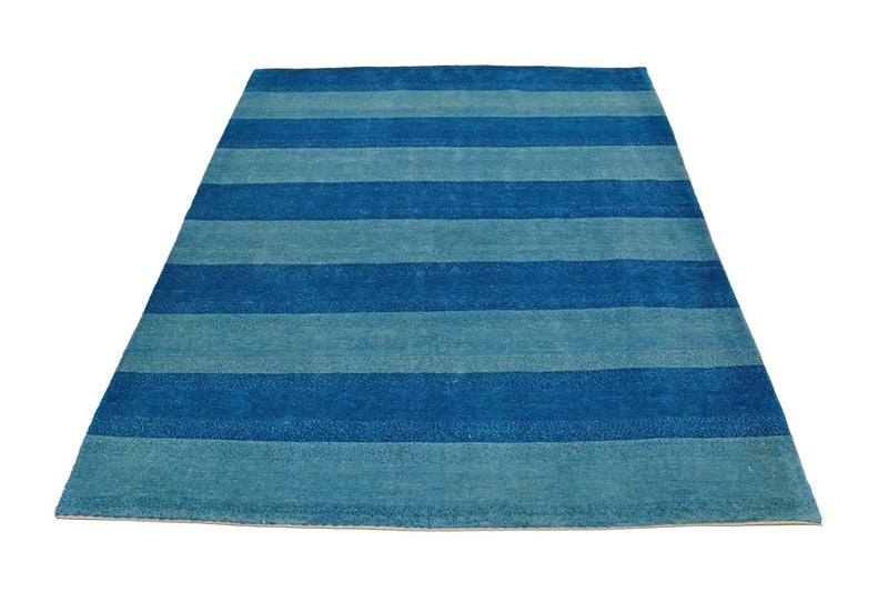 Alfombra Gabbeh - Loribaft Persa - 197 x 150 cm - azul