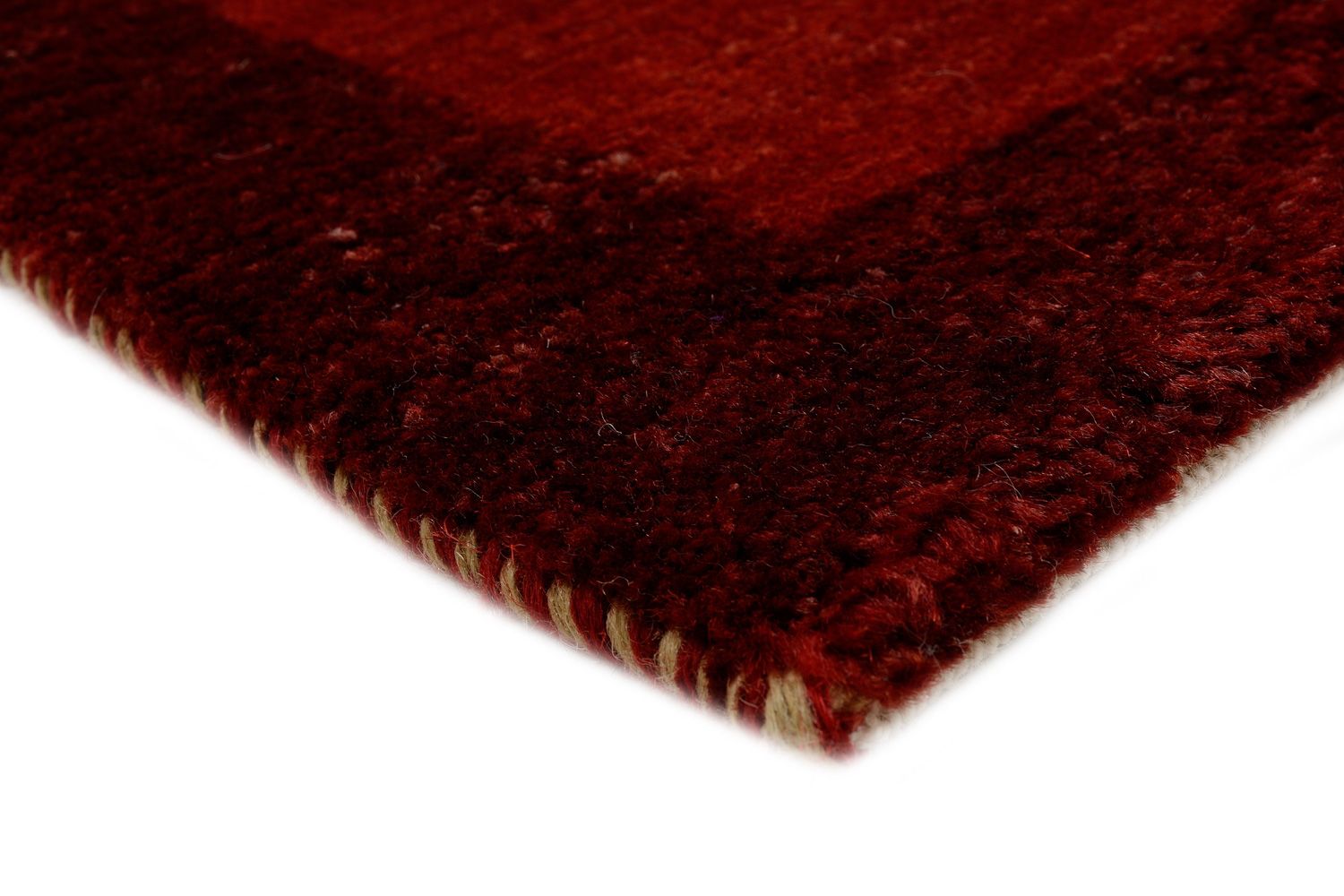 Alfombra Gabbeh - Loribaft Persa - 88 x 62 cm - rojo