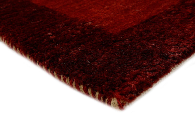 Alfombra Gabbeh - Loribaft Persa - 88 x 62 cm - rojo
