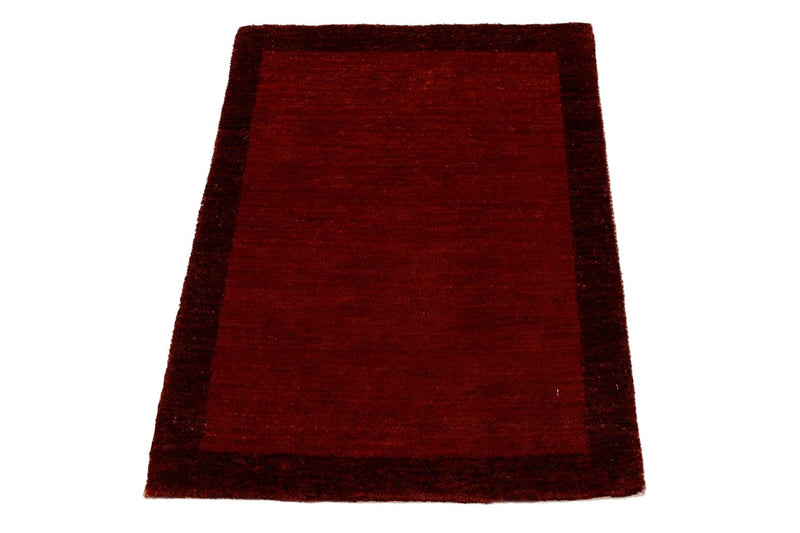 Alfombra Gabbeh - Loribaft Persa - 88 x 62 cm - rojo