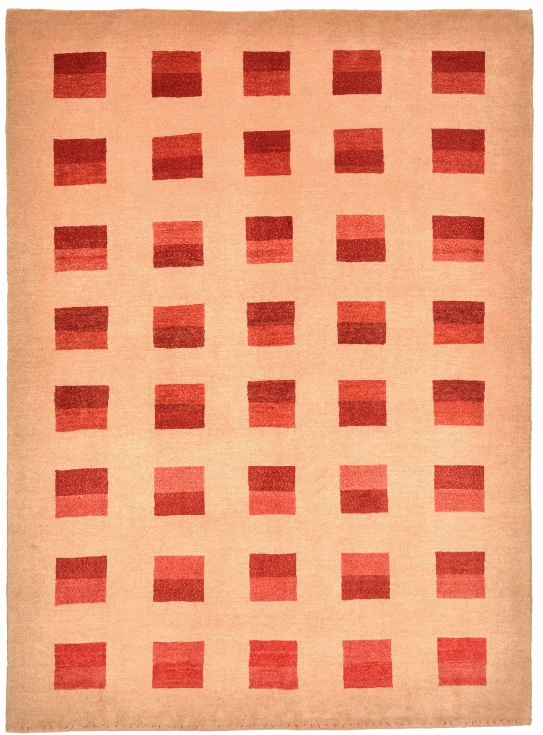 Alfombra Gabbeh - Loribaft Persa - 211 x 151 cm - rojo