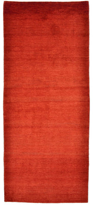 Alfombra de pasillo Alfombra Gabbeh - Loribaft Persa - 208 x 86 cm - rojo