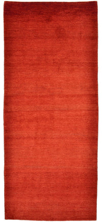 Alfombra de pasillo Alfombra Gabbeh - Loribaft Persa - 208 x 86 cm - rojo