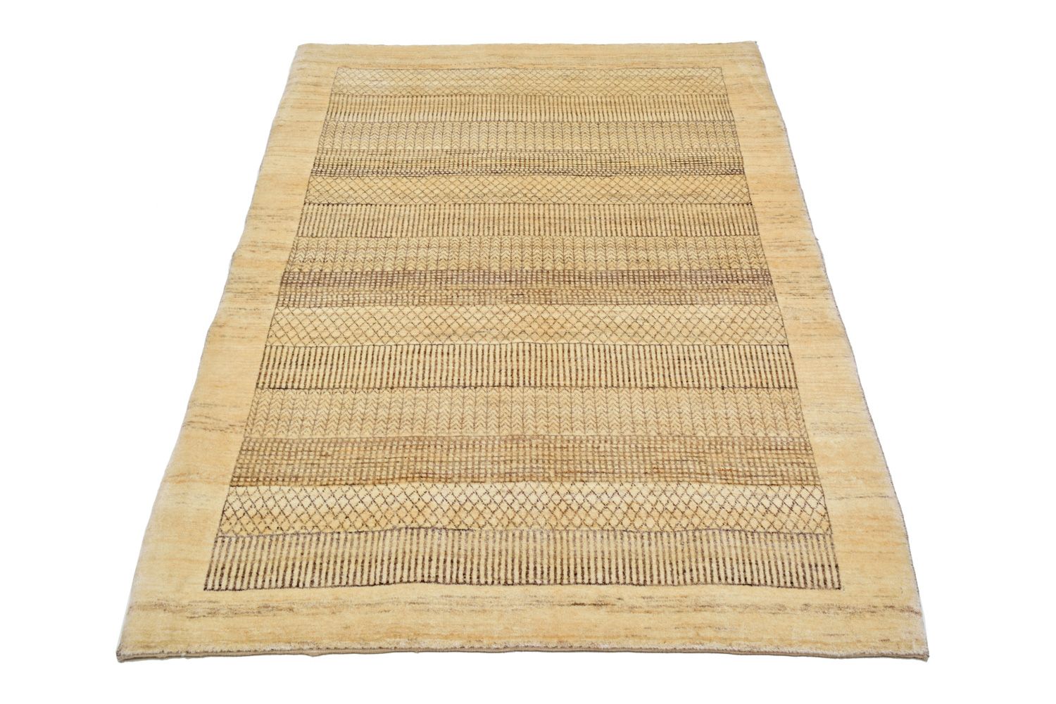 Alfombra Gabbeh - Loribaft Persa - 164 x 114 cm - natural