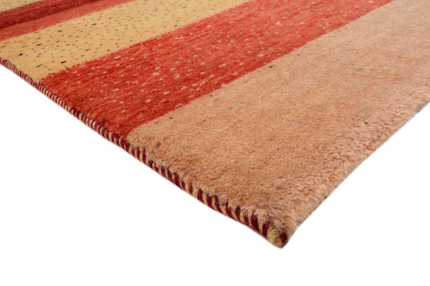 Alfombra de pasillo Alfombra Gabbeh - Loribaft Persa - 202 x 86 cm - rojo