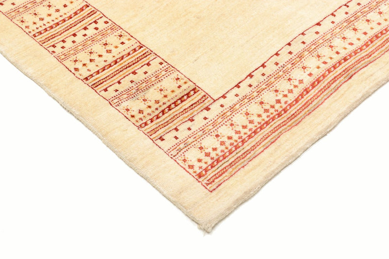 Alfombra Gabbeh - Loribaft Persa - 198 x 150 cm - beige