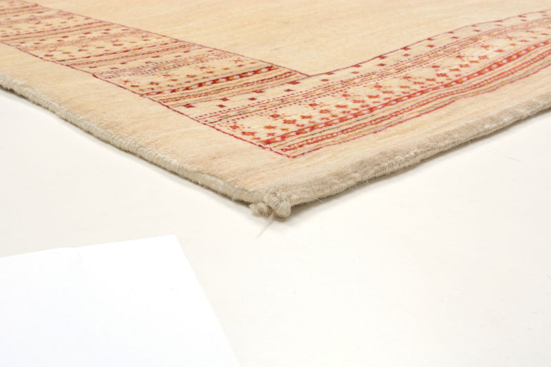 Alfombra Gabbeh - Loribaft Persa - 198 x 150 cm - beige