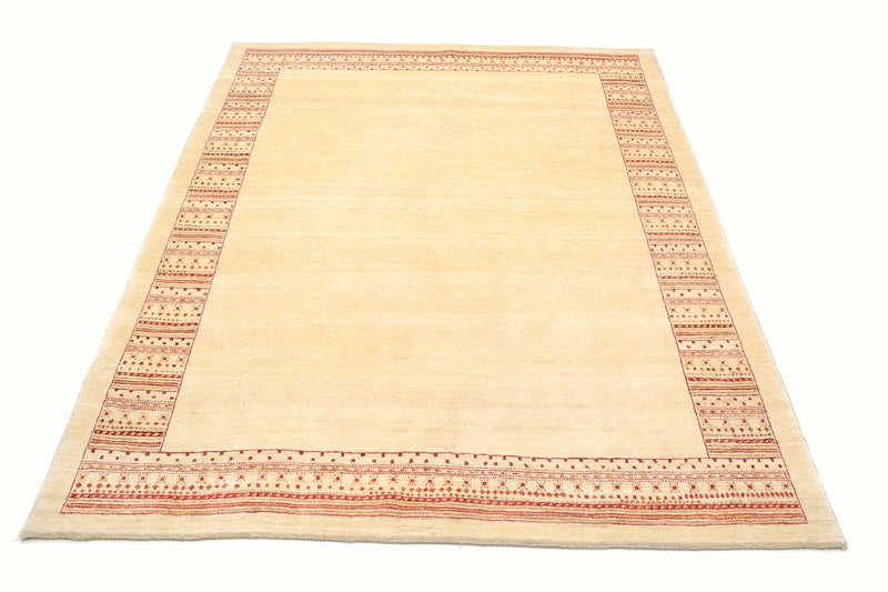 Alfombra Gabbeh - Loribaft Persa - 198 x 150 cm - beige