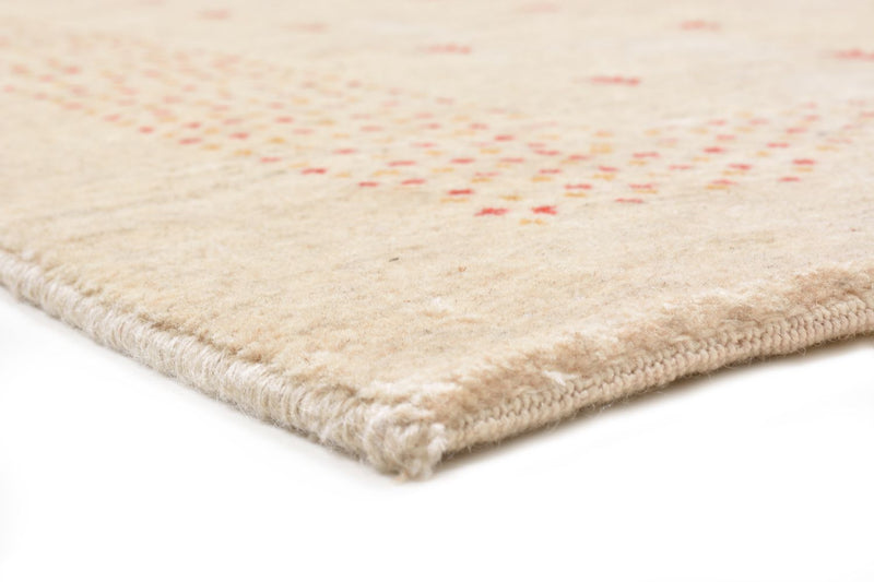Alfombra de pasillo Alfombra Gabbeh - Loribaft Persa - 197 x 84 cm - natural