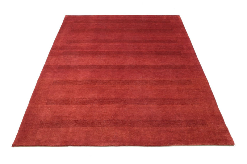 Alfombra Gabbeh - Loribaft Persa - 196 x 152 cm - rojo