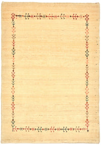 Alfombra Gabbeh - Loribaft Persa - 93 x 64 cm - natural