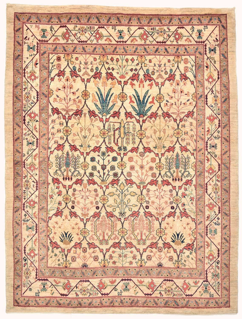 Alfombra Gabbeh - Loribaft Persa - 236 x 175 cm - multicolor