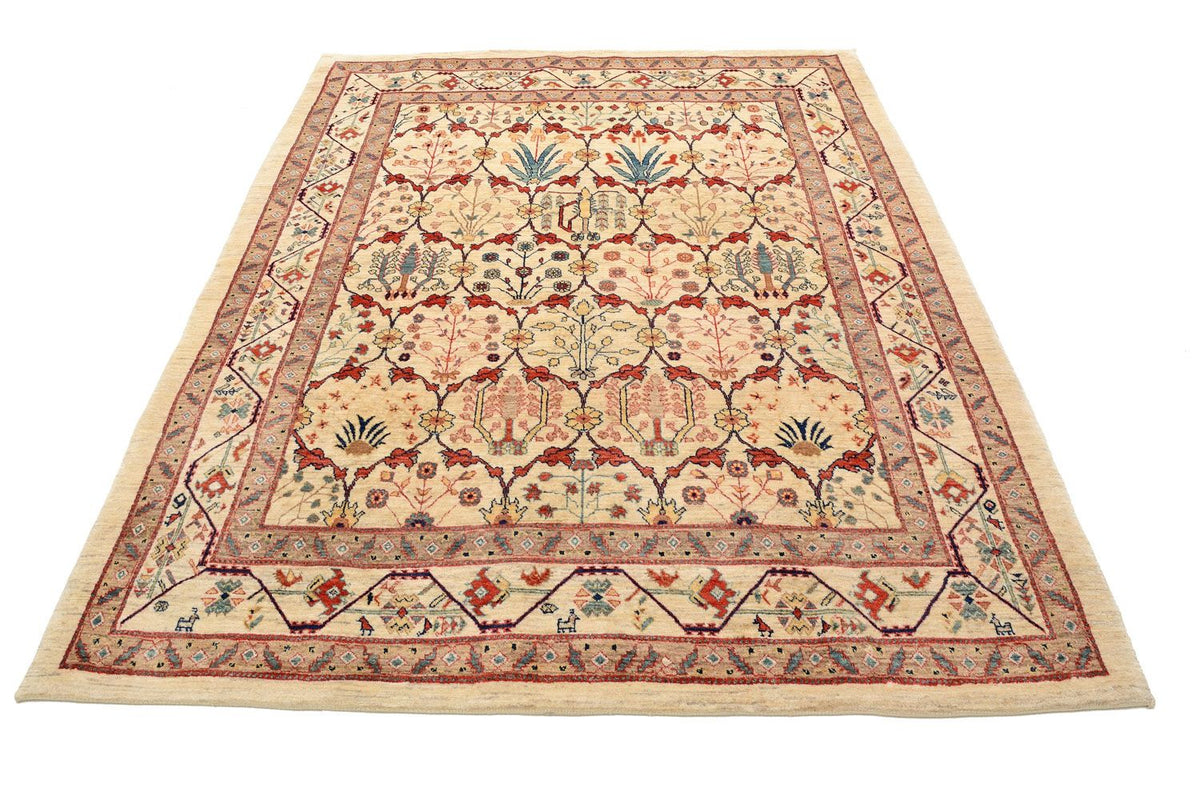 Alfombra Gabbeh - Loribaft Persa - 236 x 175 cm - multicolor