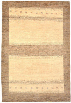 Alfombra Gabbeh - Loribaft Persa - 301 x 201 cm - beige