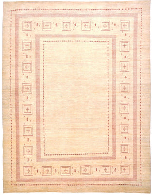 Alfombra Gabbeh - Loribaft Persa - 417 x 309 cm - beige