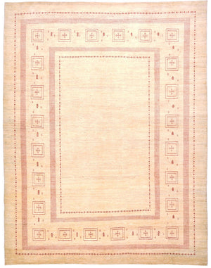 Alfombra Gabbeh - Loribaft Persa - 417 x 309 cm - beige