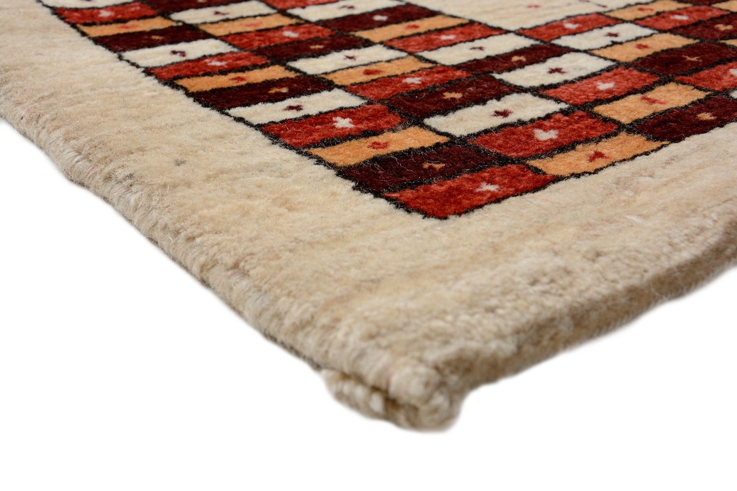 Alfombra de pasillo Alfombra Gabbeh - Loribaft Persa - 391 x 88 cm - multicolor