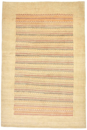 Alfombra Gabbeh - Loribaft Persa - 302 x 201 cm - natural