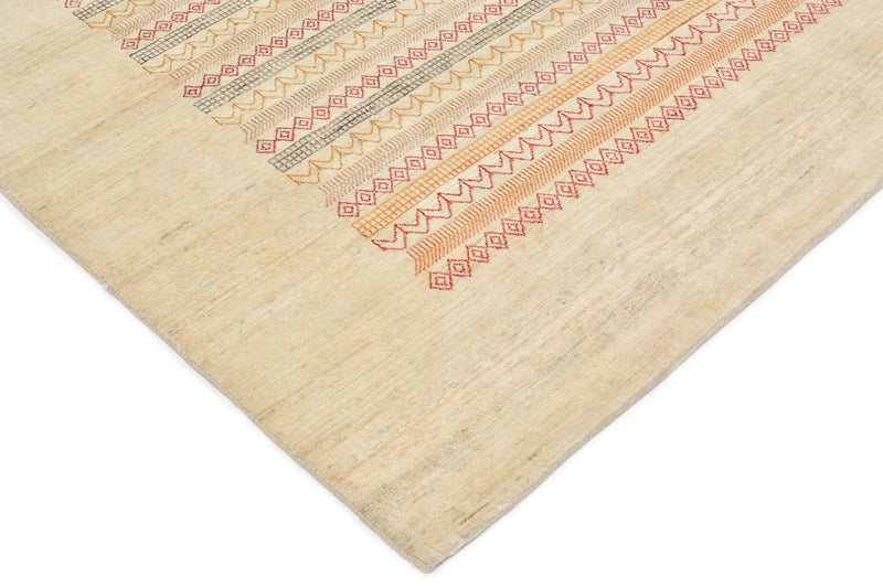 Alfombra Gabbeh - Loribaft Persa - 302 x 201 cm - natural