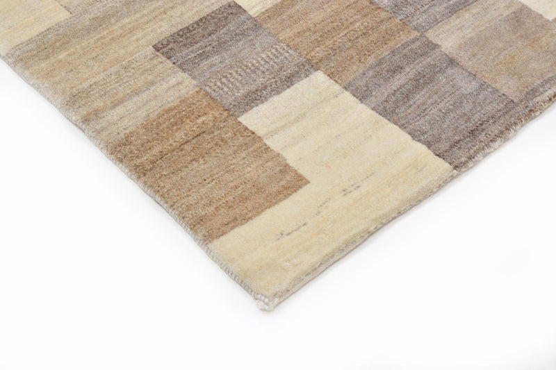 Alfombra Gabbeh - Loribaft Persa - 146 x 122 cm - marrón claro