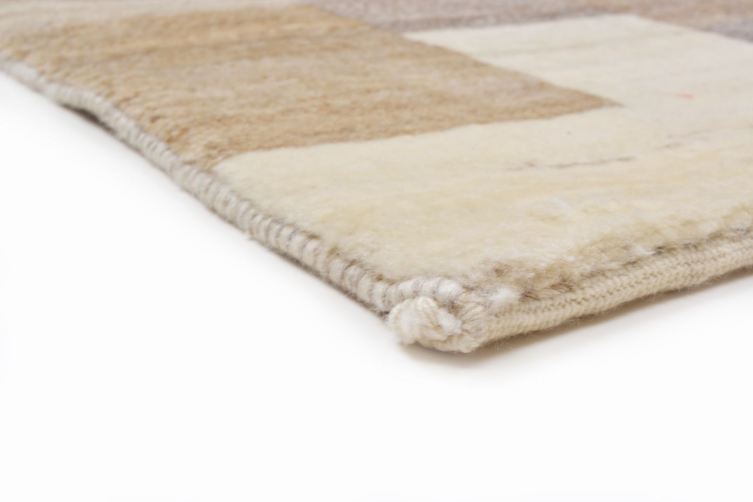 Alfombra Gabbeh - Loribaft Persa - 146 x 122 cm - marrón claro