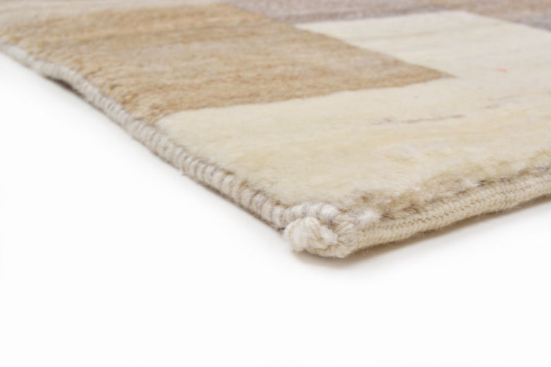 Alfombra Gabbeh - Loribaft Persa - 146 x 122 cm - marrón claro