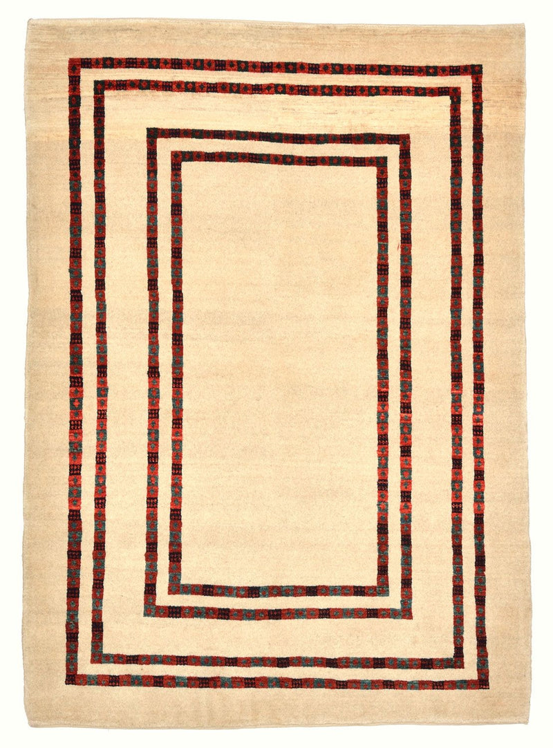 Alfombra Gabbeh - Loribaft Persa - 179 x 127 cm - beige